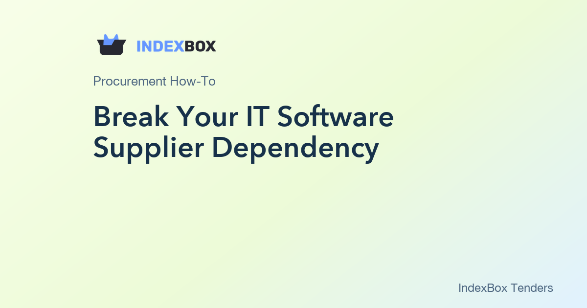 Break Your IT Software Supplier Dependency: A 15-Minute Bid Comparison Routine Using Winner Benchmarks