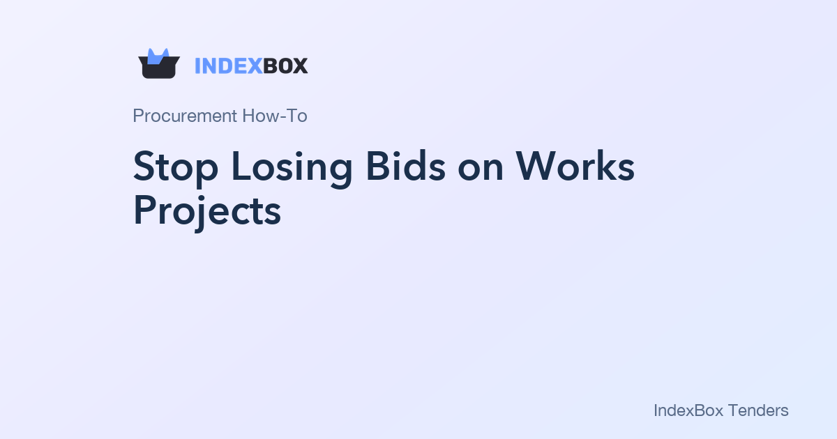 Stop Losing Bids on Works Projects: Write Testable Requirements When Supplier Options Are Few